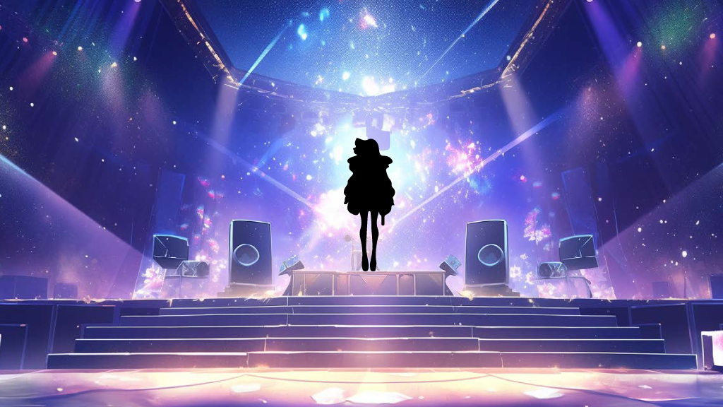 Ririsya on stage